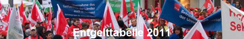 Entgelttabelle 2011